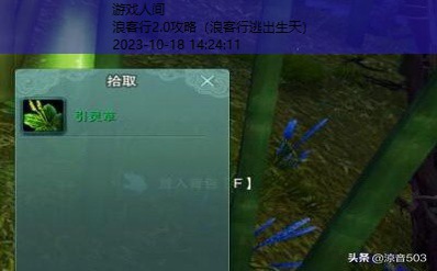 浪客行2.0攻略