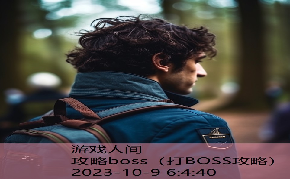 攻略boss（打BOSS攻略）