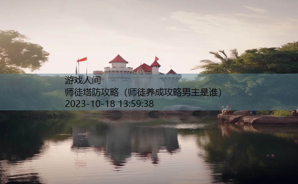 师徒塔防攻略（师徒养成攻略男主是谁）