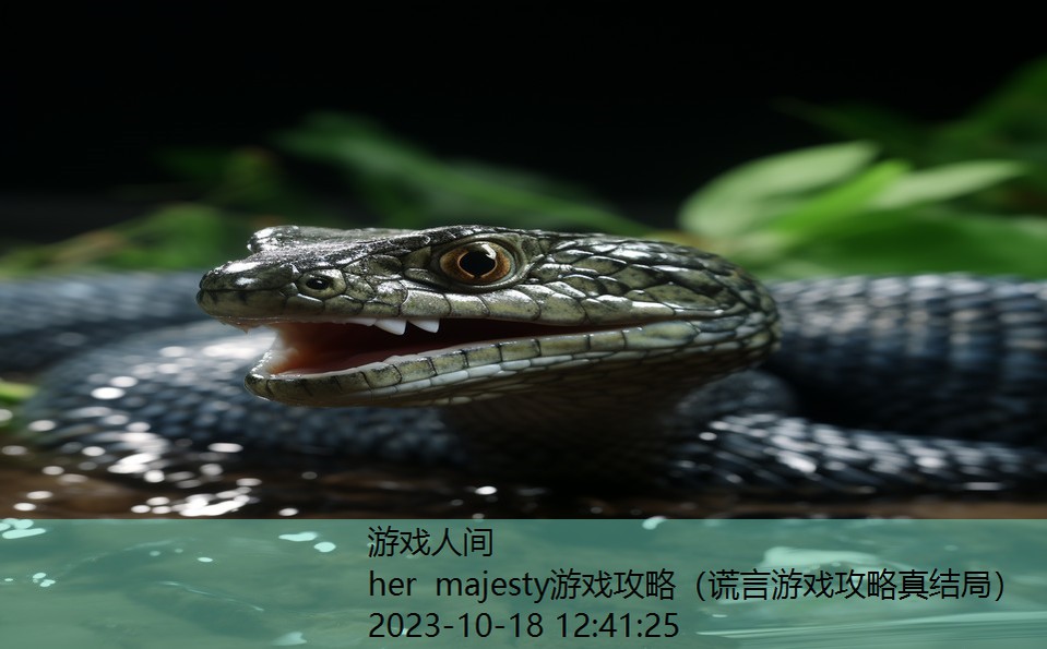 her majesty游戏攻略（谎言游戏攻略真结局）