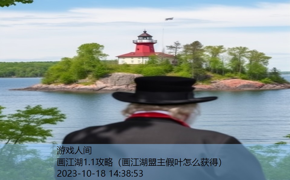 画江湖1.1攻略（画江湖盟主假叶怎么获得）