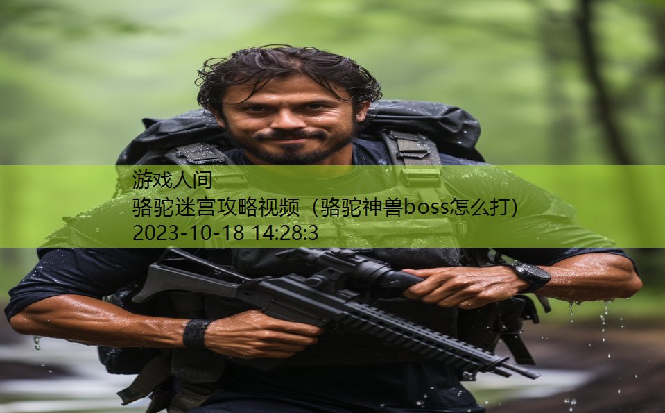 骆驼迷宫攻略视频（骆驼神兽boss怎么打）