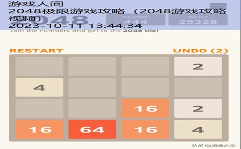 2048游戏攻略视频