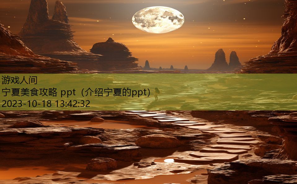 宁夏美食攻略 ppt（介绍宁夏的ppt）