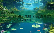 ios franz kafka 攻略-游戏人间