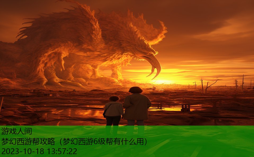 梦幻西游帮攻略（梦幻西游6级帮有什么用）