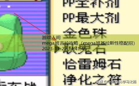 耿鬼mega进化