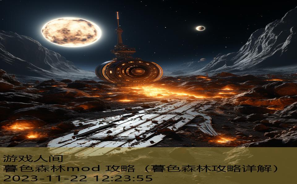 暮色森林mod 攻略（暮色森林攻略详解）