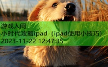 小时代攻略ipad-游戏人间