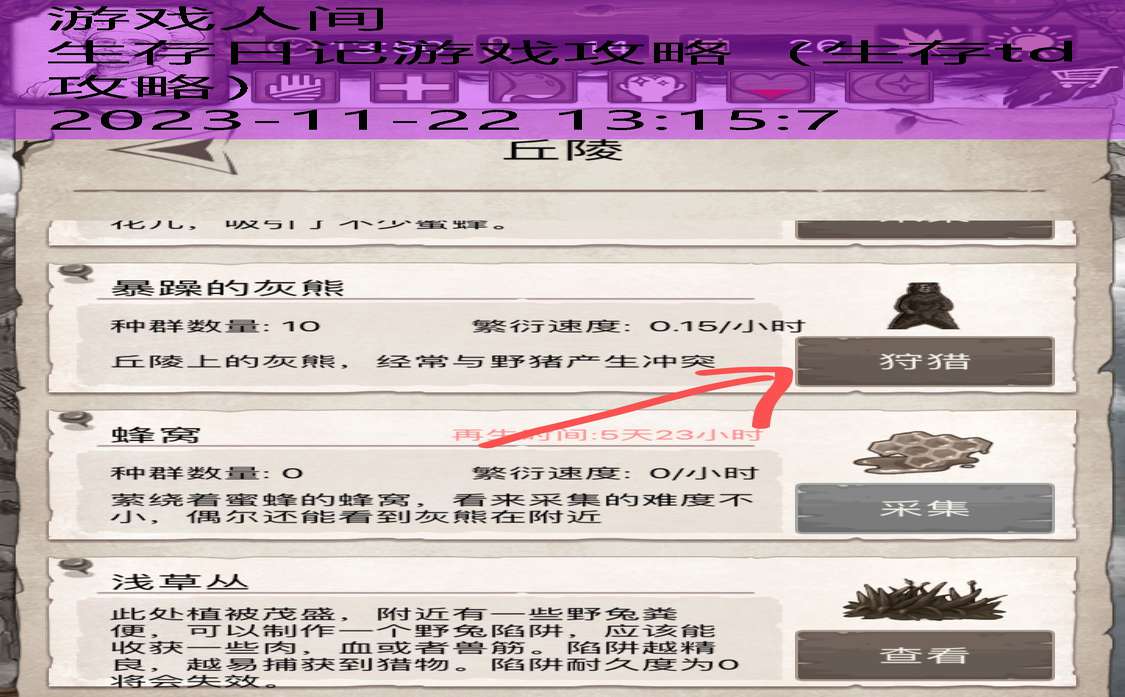 荒野日记游戏攻略