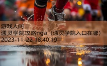 通灵学院攻略nga-游戏人间