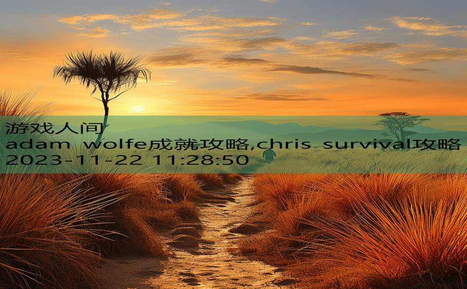 adam wolfe成就攻略,chris survival攻略