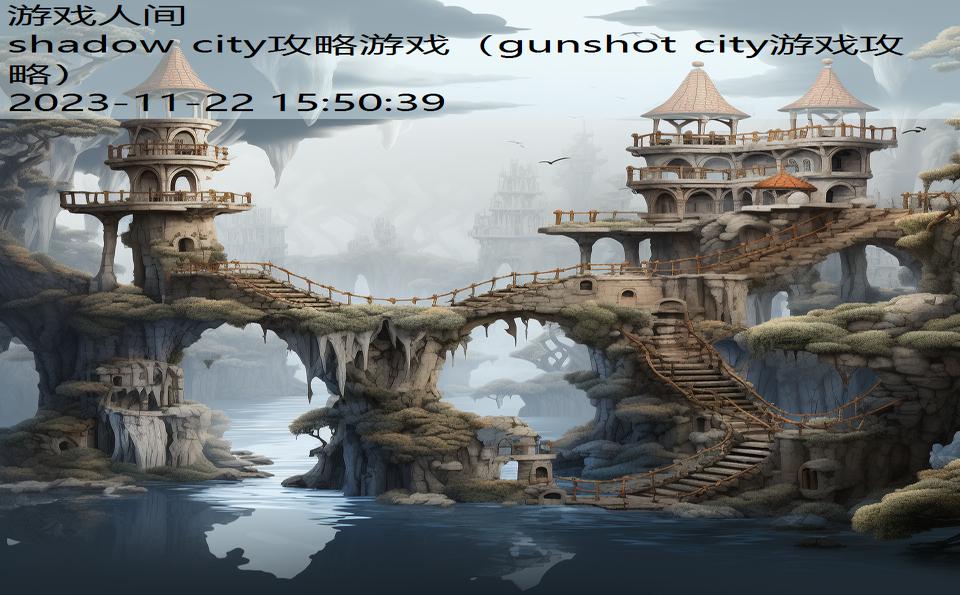 shadow city攻略游戏（gunshot city游戏攻略）