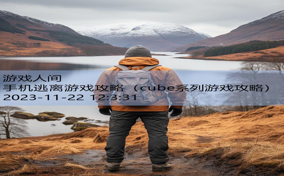 手机逃离游戏攻略（cube系列游戏攻略）