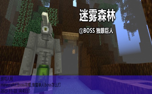 minecraft打boss攻略