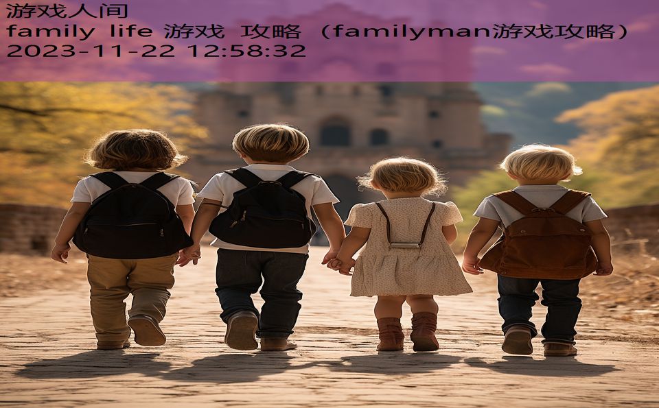 family life 游戏 攻略（familyman游戏攻略）