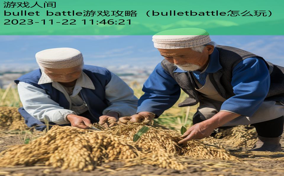 bullet battle游戏攻略（bulletbattle怎么玩）