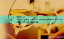 happy glass 攻略267-游戏人间