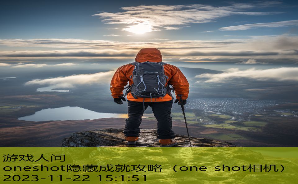 oneshot隐藏成就攻略（one shot相机）