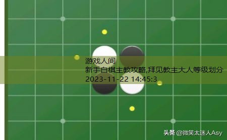 黑白棋规则新手图解