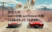 sun1攻略,sunflower攻略-游戏人间