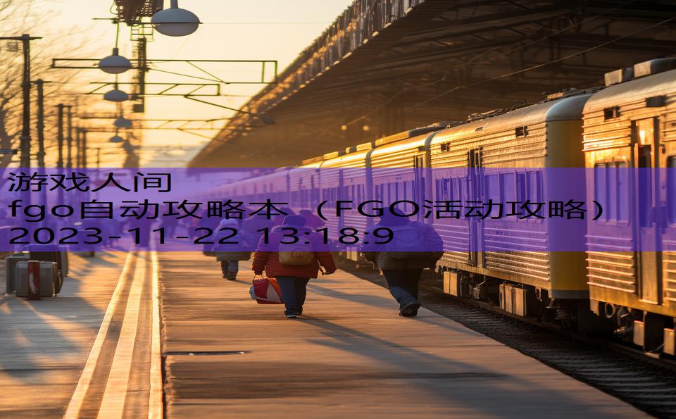 fgo自动攻略本（FGO活动攻略）