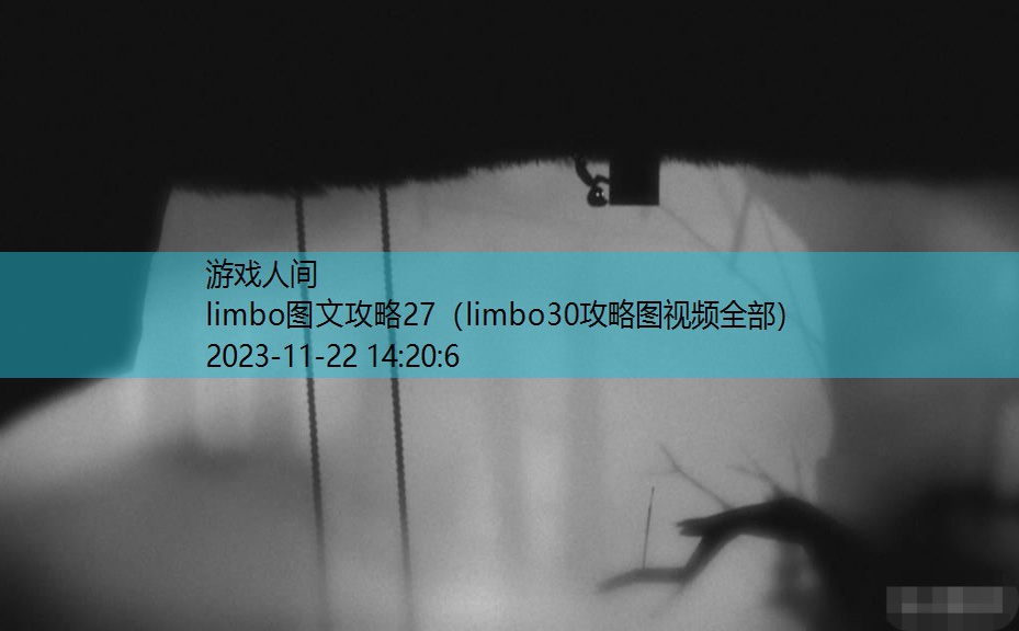 limbo第九关怎么过