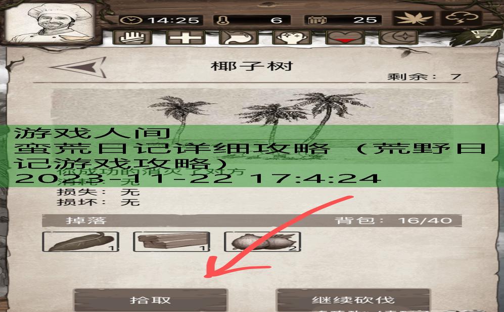 荒野日记游戏攻略