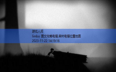 limbo游戏攻略