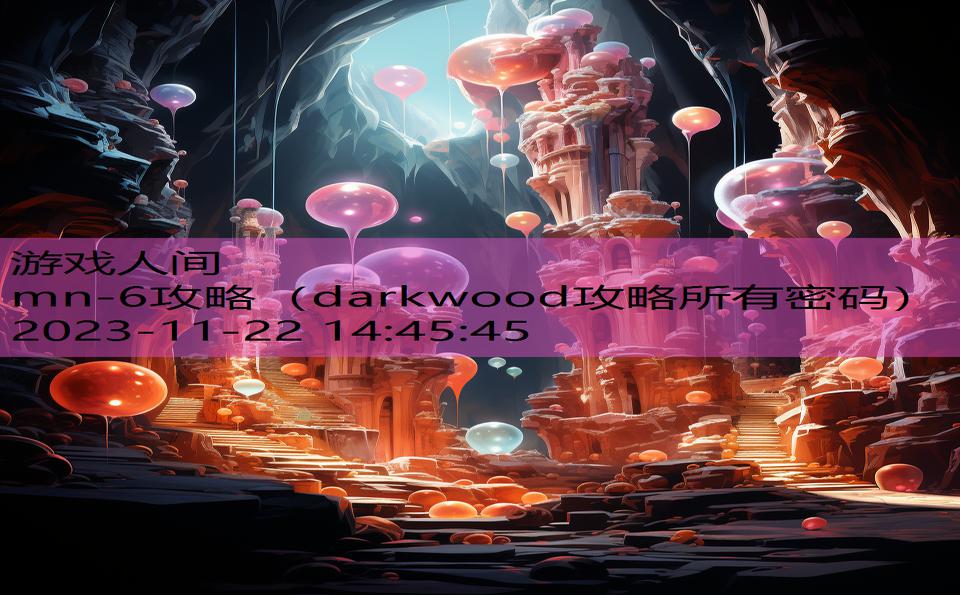 mn-6攻略（darkwood攻略所有密码）