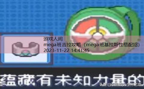 耿鬼mega进化