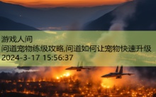 问道宠物练级攻略,问道如何让宠物快速升级-游戏人间