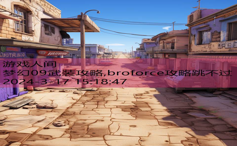 梦幻09武装攻略,broforce攻略跳不过