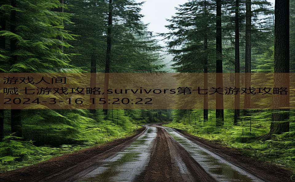 喊七游戏攻略,survivors第七关游戏攻略