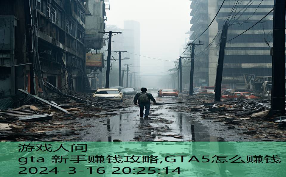 gta 新手赚钱攻略,GTA5怎么赚钱