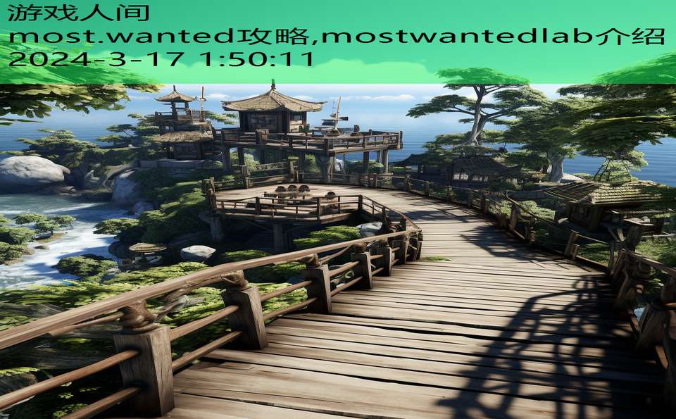 most.wanted攻略,mostwantedlab介绍