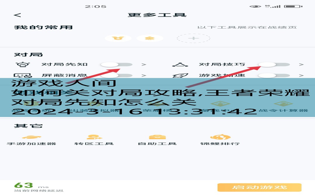 王者荣耀对局先知怎么关