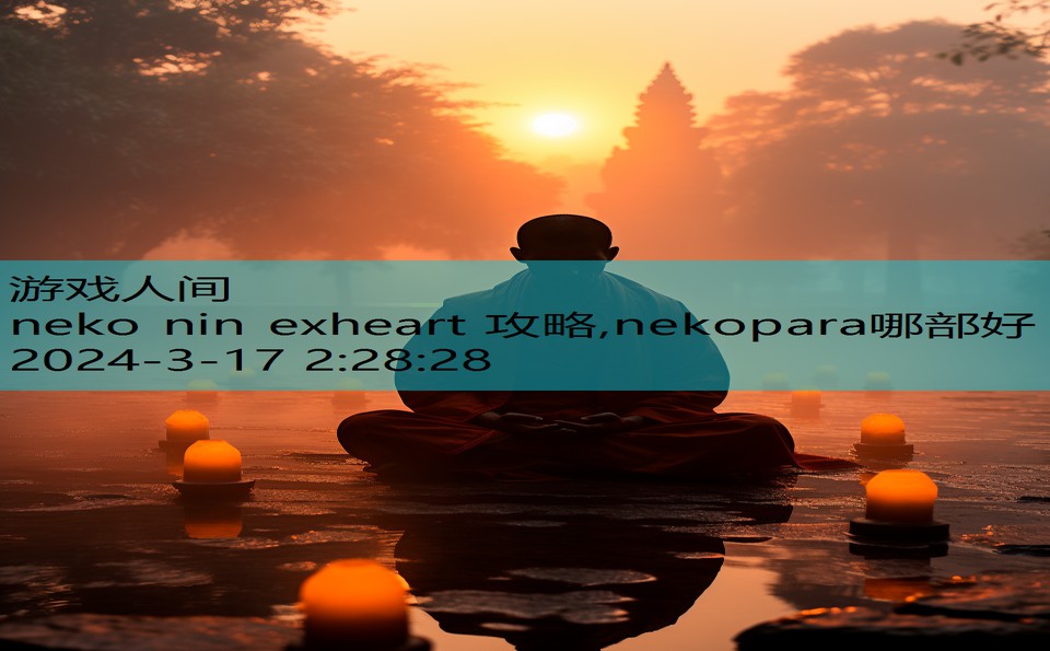 neko nin exheart 攻略,nekopara哪部好