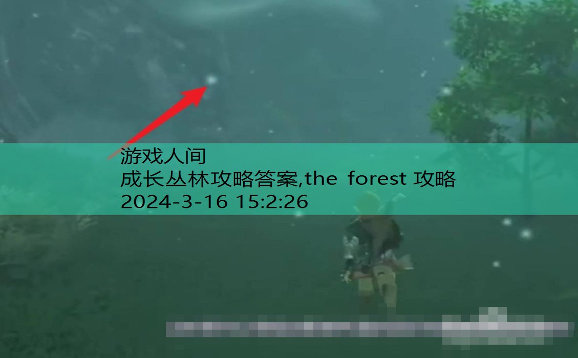 the forest 攻略