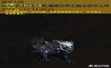 魔兽世界主脑坐骑怎么得