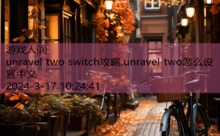 unravel two switch攻略,unravel two怎么设置中文-游戏人间