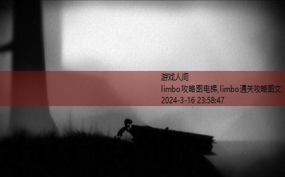 limbo攻略40图全部