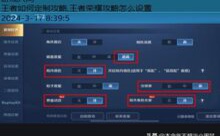 王者如何定制攻略,王者荣耀攻略怎么设置-游戏人间