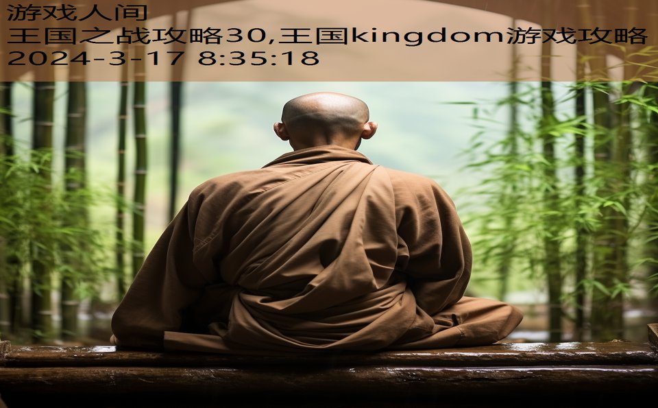 王国之战攻略30,王国kingdom游戏攻略