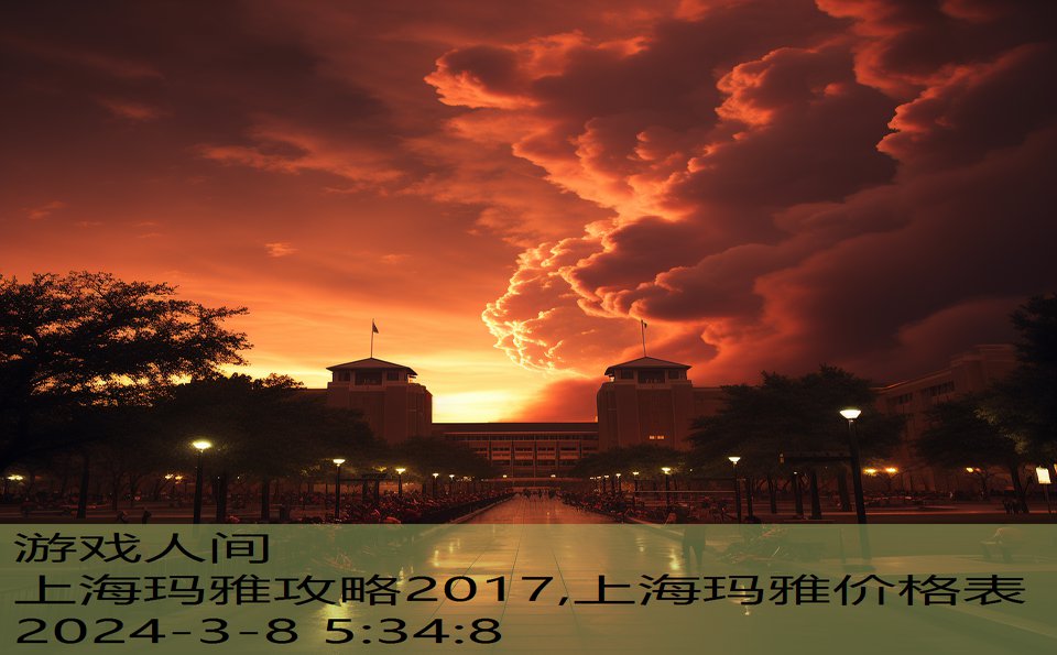 上海玛雅攻略2017,上海玛雅价格表