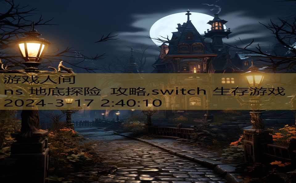 ns 地底探险 攻略,switch 生存游戏