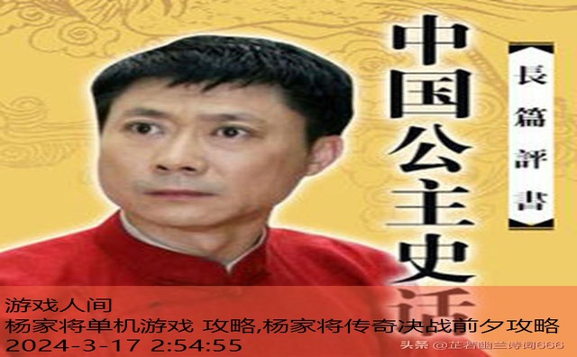 杨家将新传全攻略