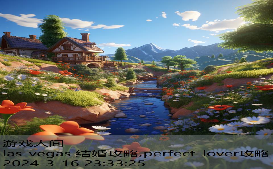 las vegas 结婚攻略,perfect lover攻略