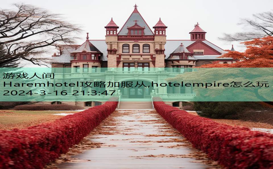 Haremhotel攻略加服从,hotelempire怎么玩