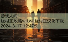 胧村正攻略wii,wii胧村正汉化下载-游戏人间